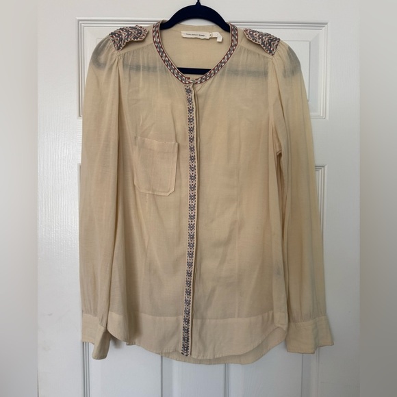 ISABEL MARANT ETOILE blouse size 40 (US 10)color beige - Picture 1 of 12